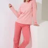 Pyjama mit Schlafshirt und Hose »Delightful« - Loungewear