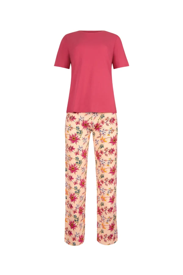 Pyjama mit Schlafshirt und Hose »Flowers«